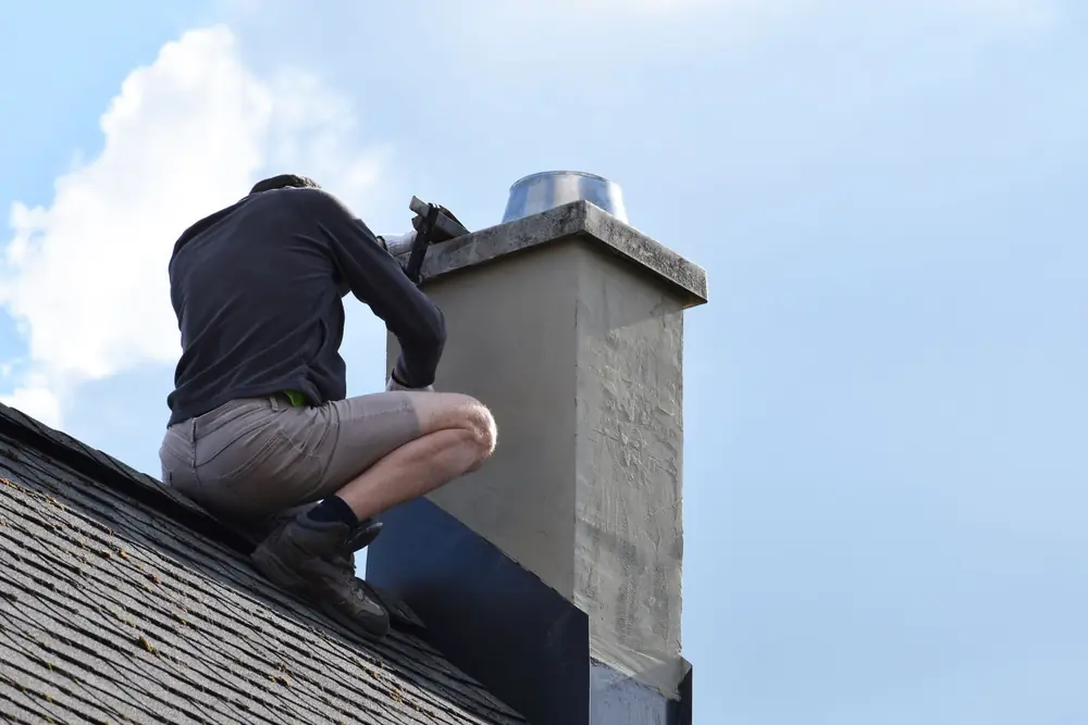 Flashing repair by Perkins Roofing