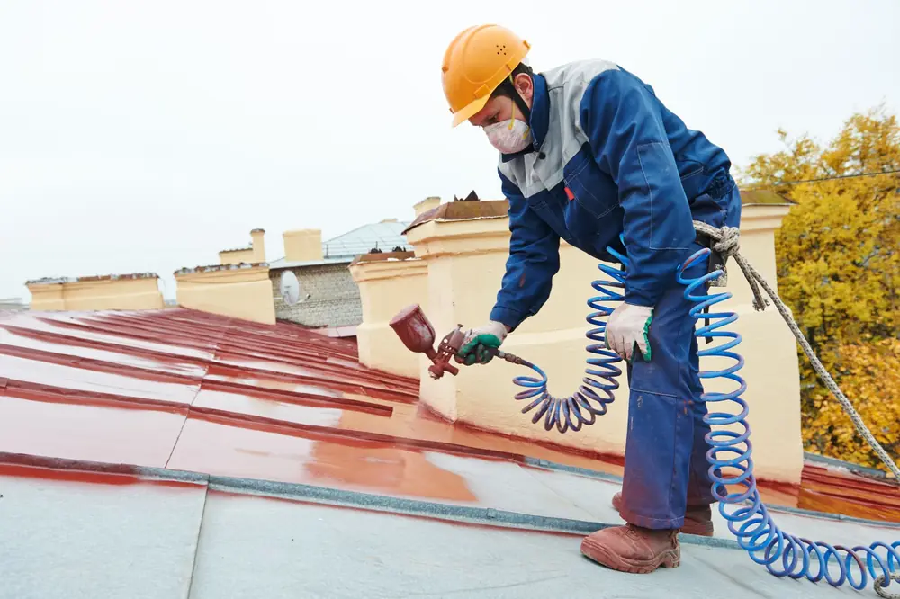 Roof coating by Perkins Roofing
