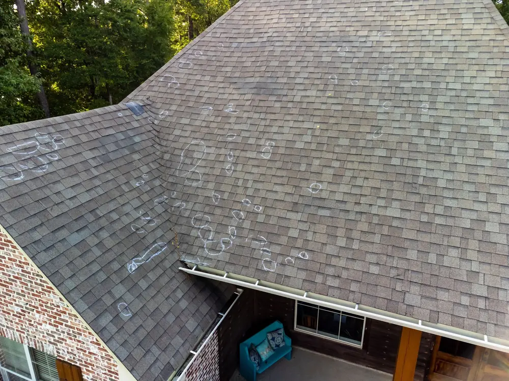 Roof Damage Storm Response Team in The Woodlands