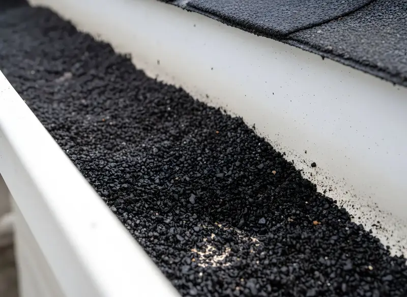 Why Shingle Granules Show Up in Your Gutters After Winter Cold Fronts (And When It’s a Problem)